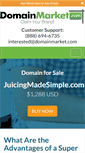 Mobile Screenshot of juicingmadesimple.com